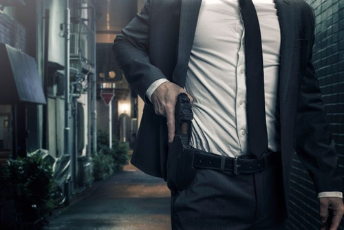 Urban Carry Holsters LL-OWB-RMR-223-BK-R Signature LockLeather Red Dot Ready OWB Holster for the Sig P365/P365X - Black Leather