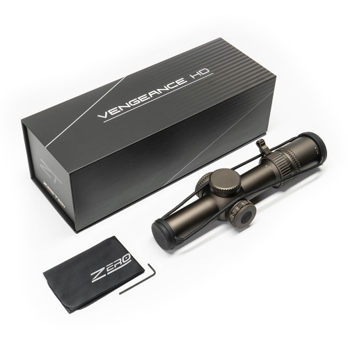 Zero Tech Optics Vengeance HD 1-10x28 LPVO FFP RMG-L Illuminated - FDE