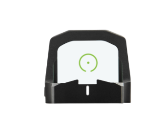 Meprolight MPO Pro-F Enclosed Green Dot - Bullseye Reticle, RMR Footprint, Black