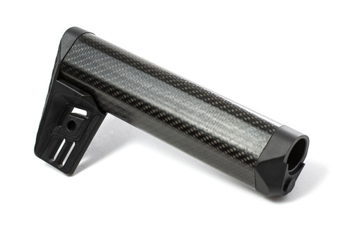 Lancer Systems LCS-A1-R A1 Carbon Fiber Fixed Buttstock | 10.25 Inch Ultra Lightweight AR15 Stock with Ergonomic Cheek Weld