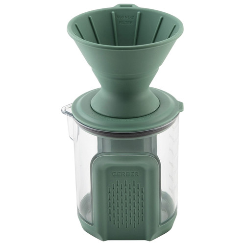Gerber 1076926 ComplEAT Coffee Kettle Set | Portable Outdoor Pour Over Coffee Maker for Camping & Backpacking