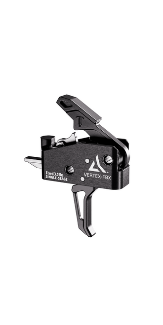 Radian Vertex FBX Flat Bow Trigger R0928 | AR-15 Single Stage Trigger with Forward Flat Face, Roller Sear, Anti-Walkout Design