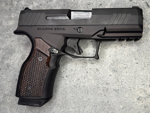 Sharps Bros SBGM31 Taurus GX4 Carry Grip Module | Billet Aluminum Frame with Wenge Wood Panels, Mag Release Included