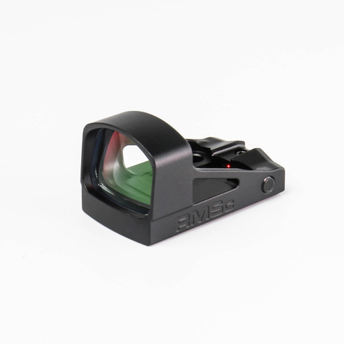 Shield RMSc Glass 8 MOA - Compact Concealed Carry Red Dot Optic with Clear Glass Lens, Black