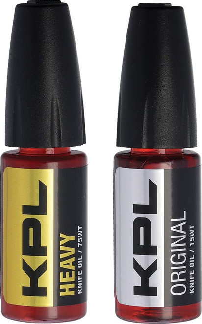 Knife Pivot Lube Combo KPL-0006: 2-Pack Knife Oil (Light + Heavy) for EDC Knives and Automatics