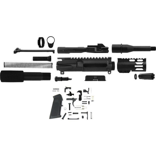 TacFire PK9MM-LPK-7 9mm Pistol Build Kit | 7" Barrel Unassembled Kit with Lower Parts Kit for 9mm AR Pistol