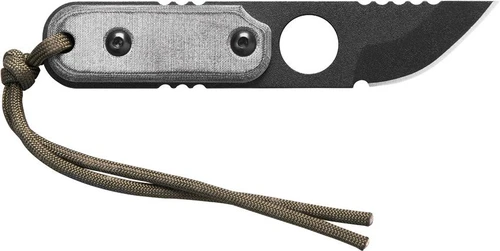 TOPS Knives ALRT-XL05 Tactical Fixed Blade with Kydex Neck Sheath