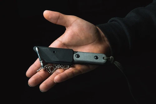 TOPS Knives ALRT-XL05 Tactical Fixed Blade with Kydex Neck Sheath