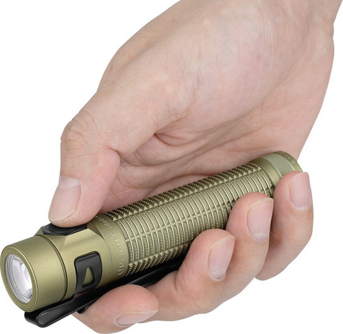 Olight Baton Ultra 1800 Lumen EDC Flashlight - Olive Green - OAL Superalloy