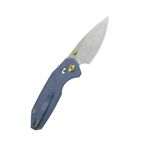 KB Knives KB488B Aero Air Titanium Folder - M390 Super Steel - Blue/Satin