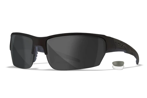 Wiley X Saint Tactical Sunglasses - Matte Black Frame - Smoke Gray & Clear Lenses - CHSAI07