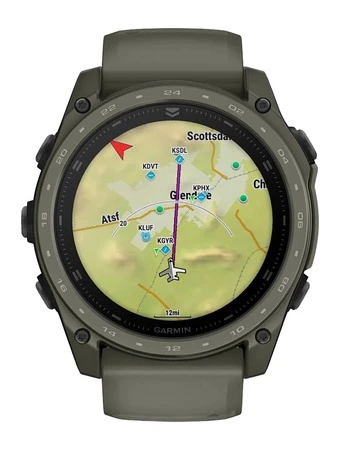 Garmin tactix 8 51mm AMOLED Olive Drab Cerakote Smartwatch - 010-04553-10