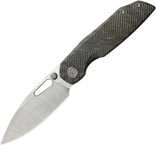 KB Knives Sear Frame Lock Folder - Flamed Titanium - S90V - KB457B