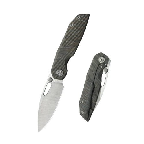 KB Knives Sear Frame Lock Folder - Flamed Titanium - S90V - KB457B