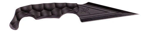 Stroup ULNM-B Non-Metallic Midnight Black Fixed Blade - 3.75" Zytel Dagger - USA Made