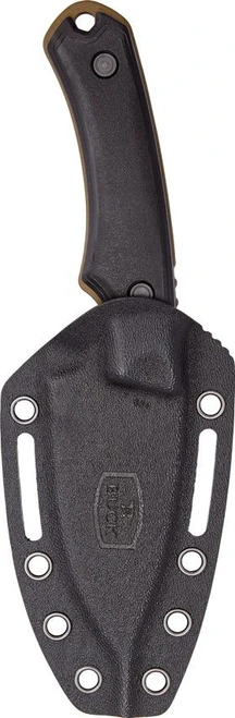 Buck Alpha Hunter 662BKS1 Backcountry Edition - Bronze Cerakote 420HC Blade - Black Rubber Handles - 14522