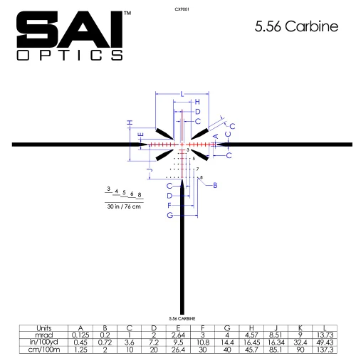 SAI Optics SAI 6 1-6x24mm FFP Riflescope - Coyote FDE - RNG16-T170-C10