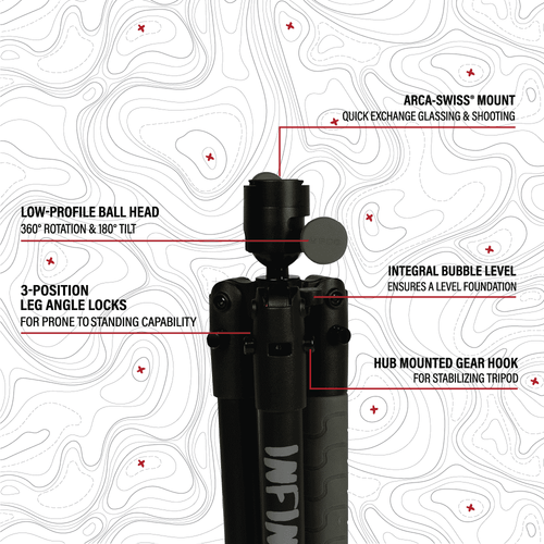 BOG Infinite ARCA Aluminum Tripod with 360 Ball Head - 1209008