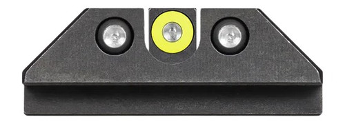 Night Fision Glock 20/21 Night Sight Set U-Notch Yellow Front - GLK-002-007-YGZG