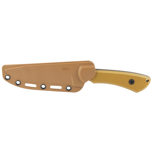 CRKT Ramadi Tactical Fixed Blade Knife - SK-5 Steel & Coyote G10 - 2083