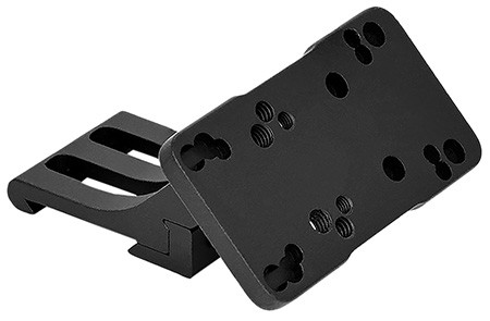 Warne Scope Mounts 45 Degree Offset Reflex Mount for RMR/Holosun - Right Hand