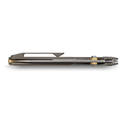 Vosteed Porcupine TiSlim A4807 Premium S90V EDC Knife – Antique Brass