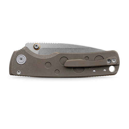 Vosteed Porcupine TiSlim A4807 Premium S90V EDC Knife – Antique Brass