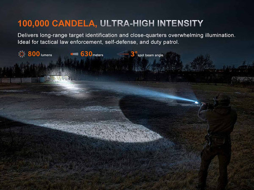 Fenix GL30R Long-Range Rifle Light 800 Lumens 100,000 Candela - FX-GL30R