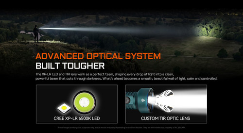 Acebeam E10 Compact Long-Range Flashlight 760 Lumens Black - E10-BLK