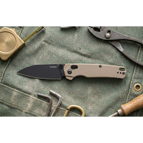 Kershaw Bel Air XL FDE Aluminum 3.4" M4 Tool Steel Knife - 6110FDE