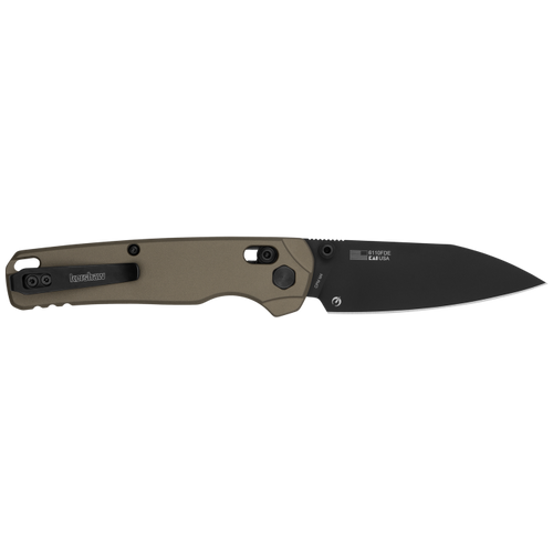 Kershaw Bel Air XL FDE Aluminum 3.4" M4 Tool Steel Knife - 6110FDE