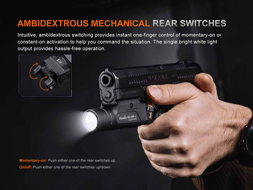 Fenix GL19R V2.0 Tactical Weapon Light 1200 Lumens - FX-GL19RV2