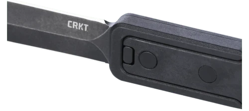 CRKT Gravitic Flip Manual OTF Knife 3.18" 5Cr13MoV Dagger Blade Black GRN Handles - 6013