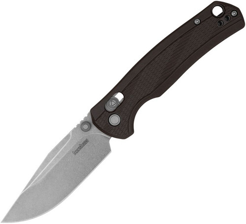 Kershaw Maneuver DuraLock Folding Knife 3.13" 8Cr13MoV Clip Point Blade Dark Bronze GFN Handles - 1438