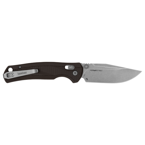 Kershaw Maneuver DuraLock Folding Knife 3.13" 8Cr13MoV Clip Point Blade Dark Bronze GFN Handles - 1438