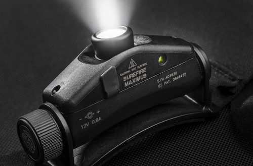 SureFire Maximus Rechargeable LED Headlamp 1000 Lumens - HS3-A-BK