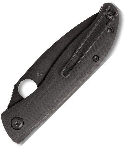 Spyderco Mantra 4 Front Flipper Knife Black G-10 - C274GBBKP