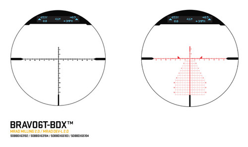 Sig Sauer BRAVO6T-BDX 3-18x44 FFP MRAD DEV-L 2.0 Scope - SOBBDX63104