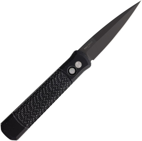 Pro-Tech Godfather Left Hand Battleworn Limited Auto Knife - 926-LHBW LTD