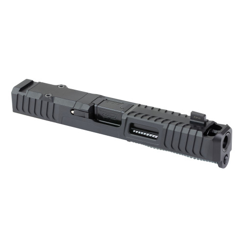 Zaffiri Precision IBS Glock 17 Gen 3 Complete Slide Chunk Ported Black - CU-G17G3-IBS-RMR-BLK-CP-BN-BLNK