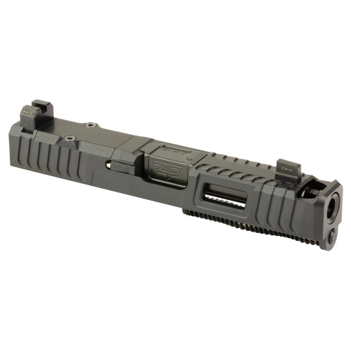 Zaffiri Precision IBS Glock 19 Gen 3 Complete Slide Chunk Ported Black - CU-G19G3-IBS-RMR-BLK-CP-BN-BLNK