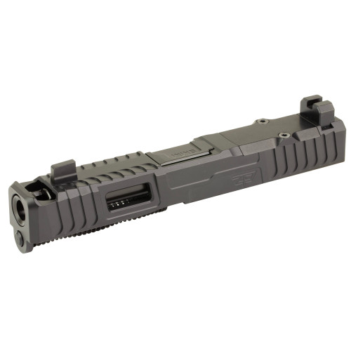 Zaffiri Precision IBS Glock 19 Gen 3 Complete Slide Chunk Ported Black - CU-G19G3-IBS-RMR-BLK-CP-BN-BLNK