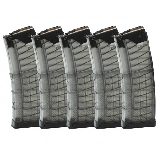 Lancer Systems L5AWM GEN 2 30-Round Magazine 5.56/.223/.300BLK L5-G2-30-SMK - Translucent Smoke - 5 PACK OF MAGAZINES