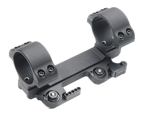 LaRue Tactical LT111 OBR QD Scope Mount 34mm Tube 0 MOA Black Anodized Aluminum - LT111-34