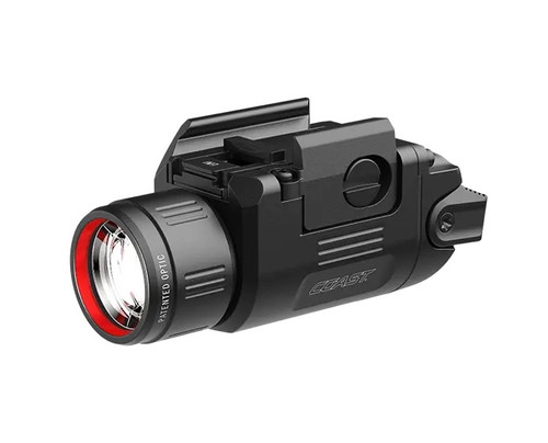 Coast Products PTX30R 500-Lumen Ultra Range Spot Beam Tactical Pistol Light Black - 31540