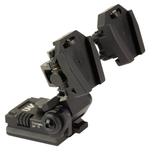 iRayUSA UNV Ultimate Modular Dual-Optic Bridge Helmet Mount Kit Black - UNV-UHM01
