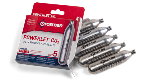 Crosman Powerlet CO2 Cartridges - 5 Pack