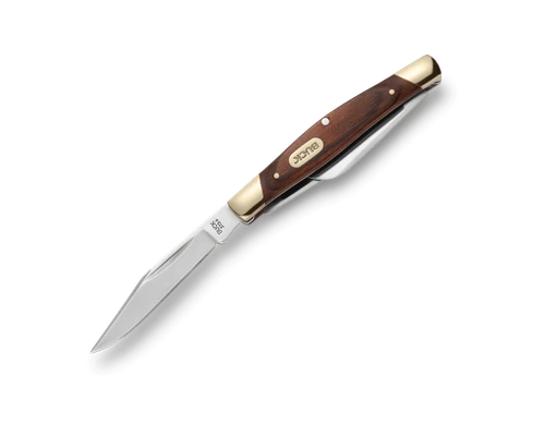 Buck Knives Trio 2.5" 420J2 Stainless Steel 3-Blade Folding Pocket Knife Woodgrain Handle - 373RDSBP