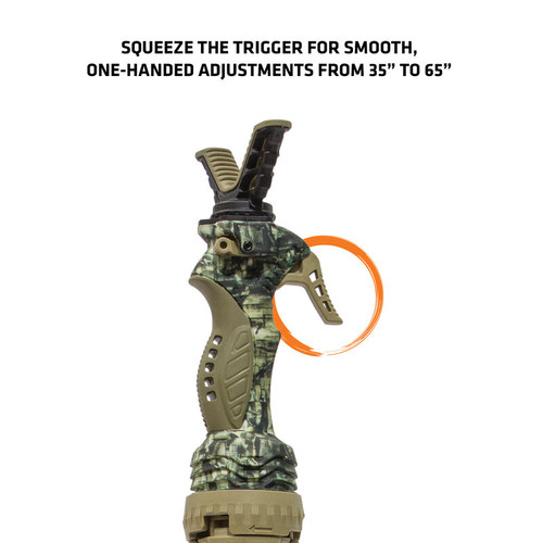 Primos Trigger Stick Gen3 Tall Monopod - 33"-65", Camo/Tan Primos Trigger Stick Gen3 Tall Monopod - 33"-65", Camo/Tan