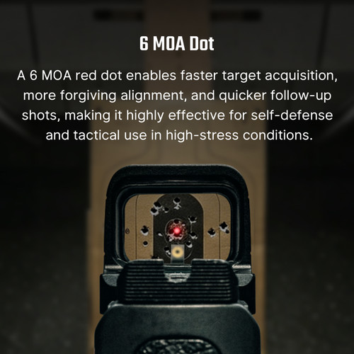 Olight Osight SE Enclosed Red Dot Sight 6 MOA RMSc Footprint - OSIGHTSE6MOARD